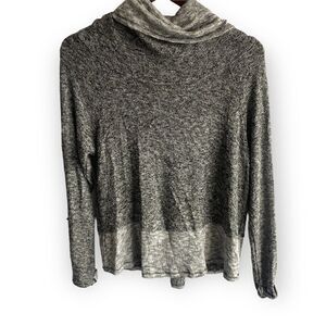 Women's Alya Grey Cowlneck Sweater
